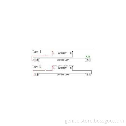 internal driver 10w 1200lm t8